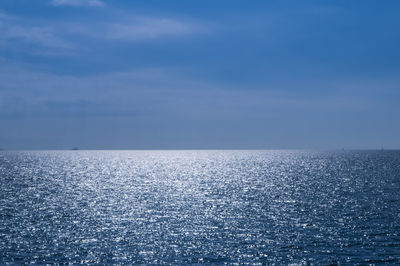 Close-up of sea against sky