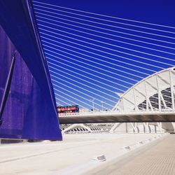 Bridge against blue sky