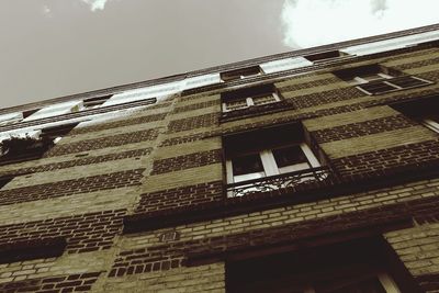 Low angle view of building against sky