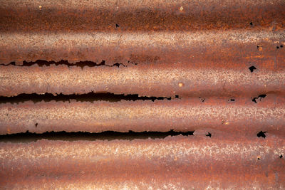 Full frame shot of rusty metal