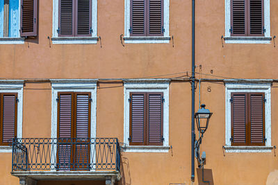 Full frame shot of residential building