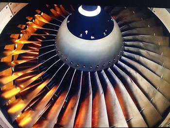 Full frame shot of illuminated ceiling