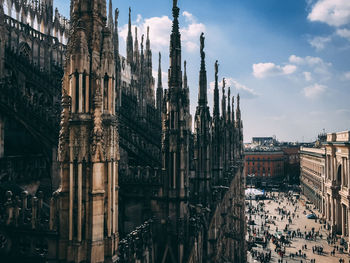 Panoramic view of buildings in city