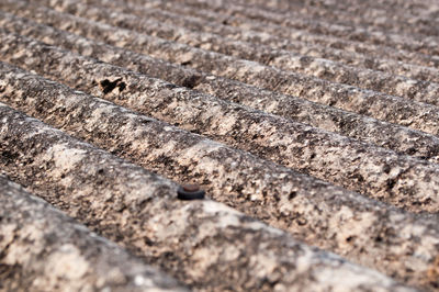 Full frame shot of rocks on wood