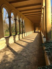 Corridor of building