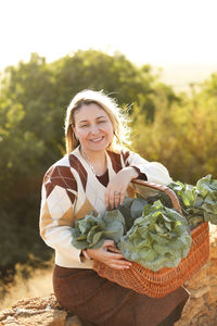 Portrait of a smiling young woman