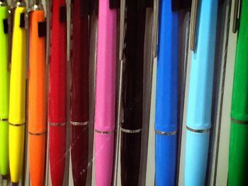 Full frame shot of colorful lanterns