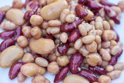 Close-up of lentils 