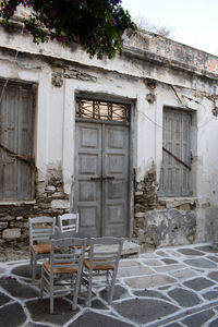 Entrance of old building