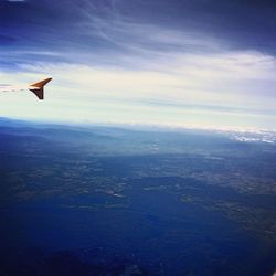 Aerial view of landscape