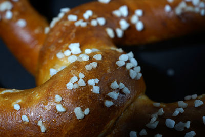 Close-up of cookies on christmas tree