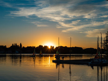 Abendstimmung maschsee