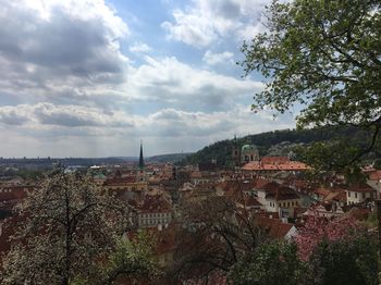 Cityscape against sky