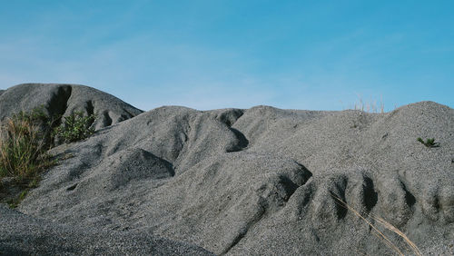 Scenic view of desert against sky