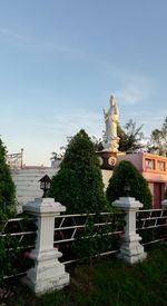 View of sculpture against sky