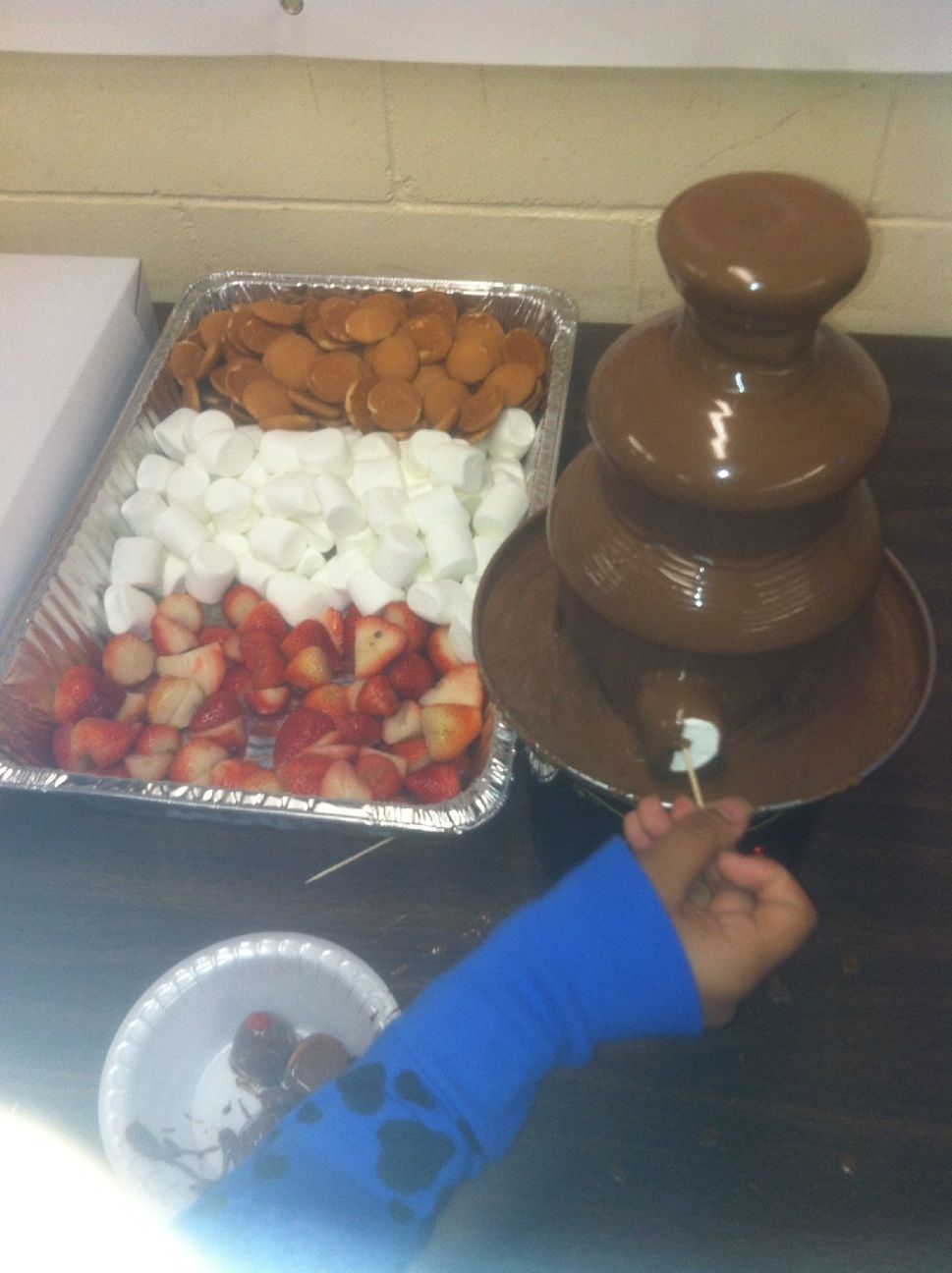 Chocolate fountain! 