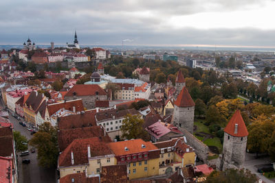 Cityscape against sky