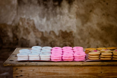 Close-up of sweet food on table