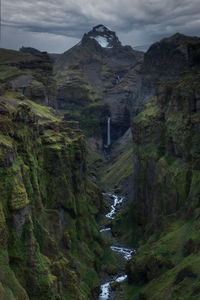 Famous mulagljufur canyon in the south of iceland