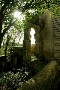 Entrance of old building