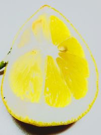 Close-up of lemon slice