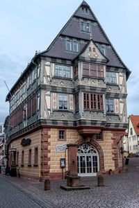 Low angle view of building against sky