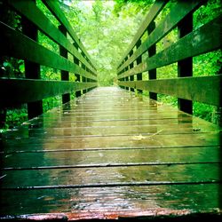 Footbridge leading to footbridge