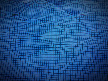 Full frame shot of blue paint