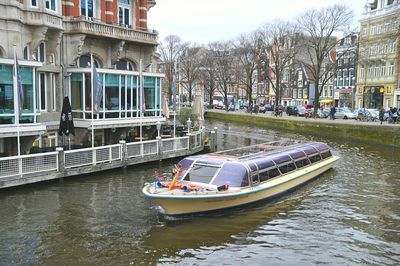 Boats in canal