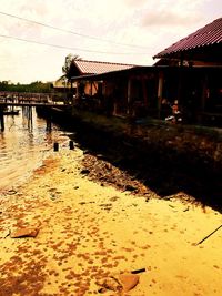 Houses in the water