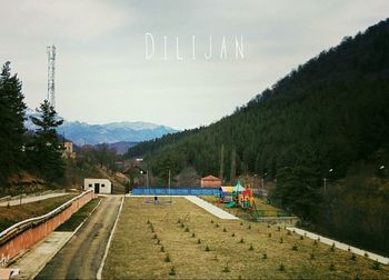 Road passing through mountains