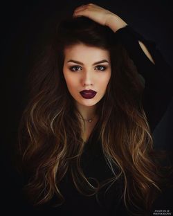 Portrait of young woman