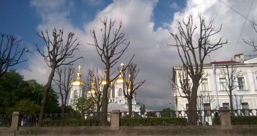 Panoramic view of cathedral against sky