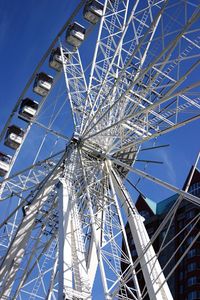 Low angle view of ferris wheel