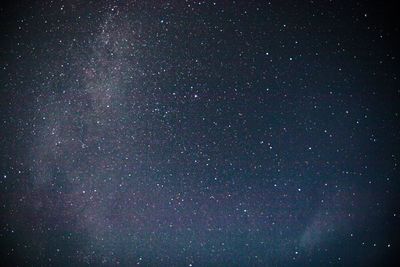 Low angle view of stars in sky at night