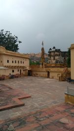 View of old building against sky