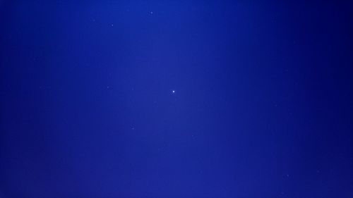 Low angle view of moon at night