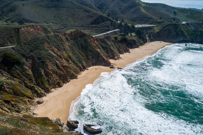 Gray whale cove state beach in california. usa