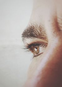 Cropped image of man eye