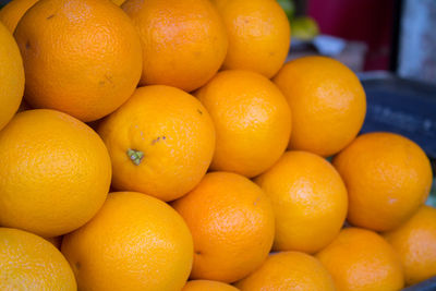 Close-up of fruits for sale at market stall