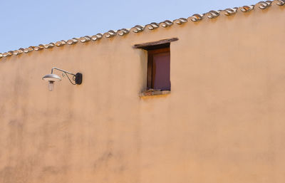 Low angle view of building against sky