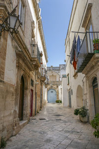 Impression of martina franca, a town in apulia, southern italy