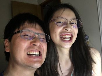 Portrait of smiling young woman