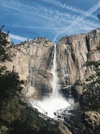 River flowing through rocks