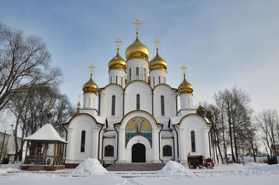 Orthodox church in winter