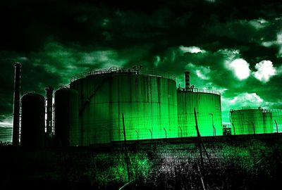 Built structure against cloudy sky