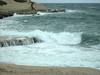 View of calm blue sea