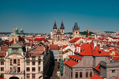 Buildings in city