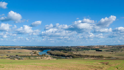 Scenic view of landscape against sky