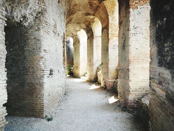 Corridor of old building